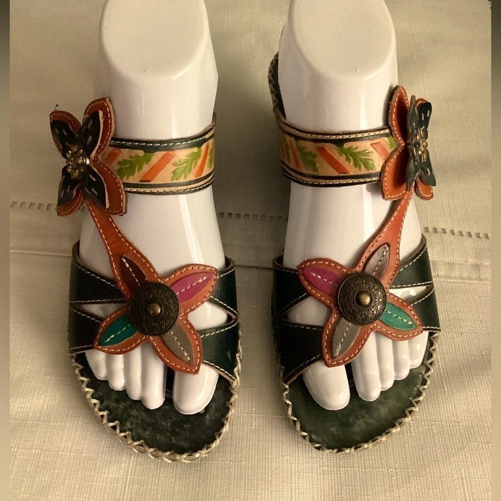 Corky’s Elite Navy Blue Wedge Sandals